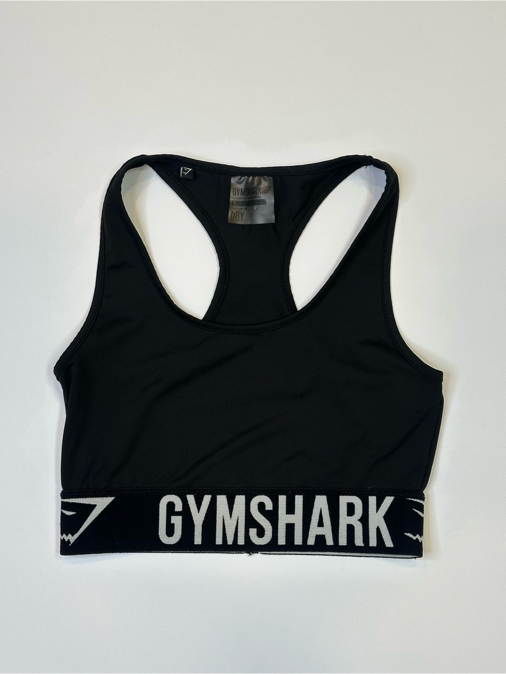 Gymshark Racerback Sports Bra | Black | S